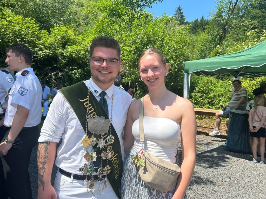 Jungschützenkönigspaar Simon Schulte und Mia Winkelmann